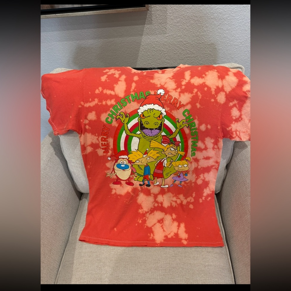 Adult Medium Rugrats Christmas shirt